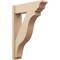 Ekena Millwork 8-in W x 28-in D x 40-in H Funston Trad Rough Cedar Woodgrain TimberThane Outlooker, Primed Tan OUTUR080X28X40FST04RCPR - alternate 1